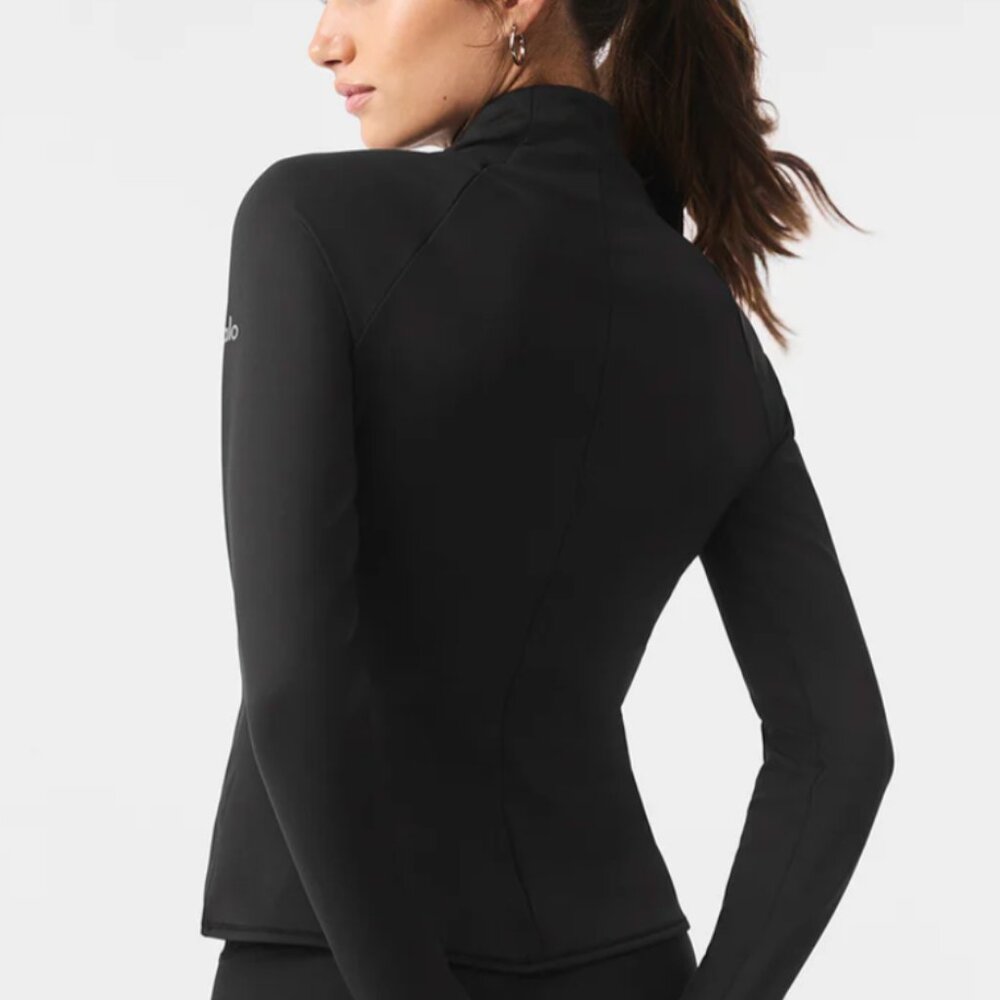 Alo Airlift Winter Warm 1/4 Zip Long Sleeve - Picture 2 of 3